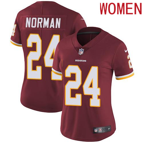 2019 Women Washington Redskins 24 Norman red Nike Vapor Untouchable Limited NFL Jersey